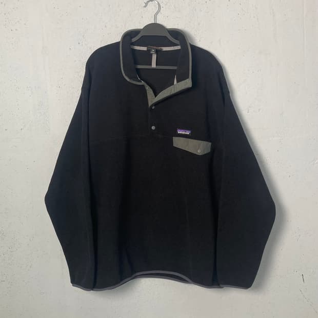 파타고니아 신칠라 풀오버 블랙/그레이 (XXL)