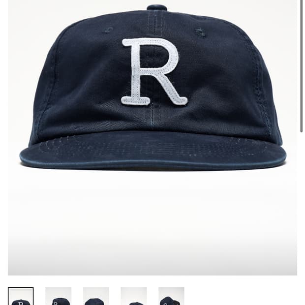 리와인드 rewind The 'R' 6 Panel Cap [navy]