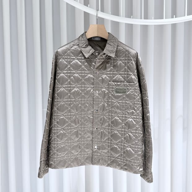 48 / 디올 까나쥬 패디드 경량 패딩 자켓 / 미사용