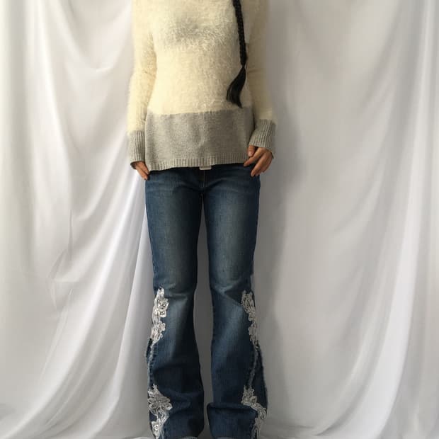Fluffy knit