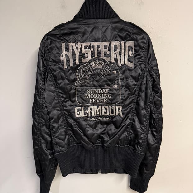 Hysteric glamour quilting bomber 