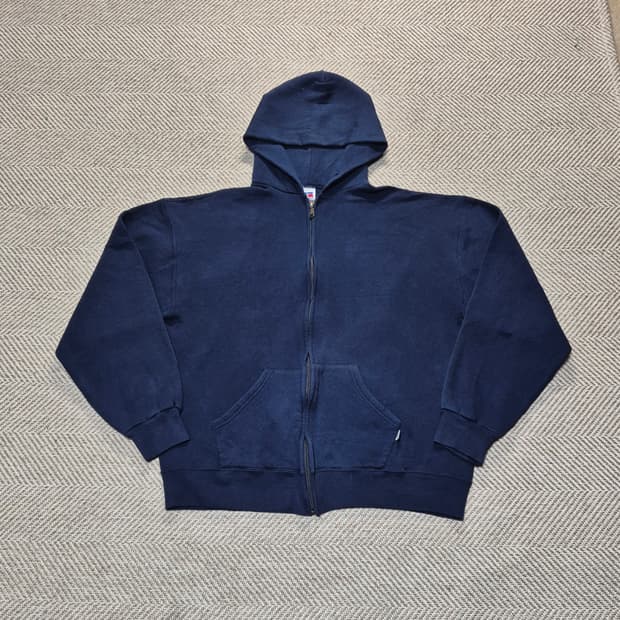 90s 러셀 후드짚업