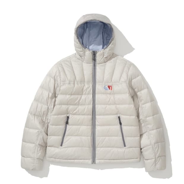 테켓 Lightweight Down Jacket Light Gray(S)