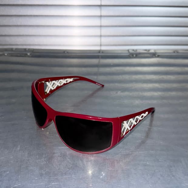 00s y2k 저스트 카발리 레어 코르셋 선글라스