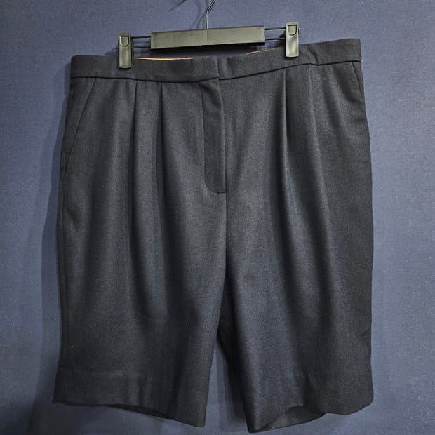 코스 다크네이비 남성 허리 36~37 울 반바지 
