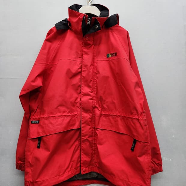 올드스쿨 코오롱 고어텍스 중간/하부 스트링 바람막이 95(XL)