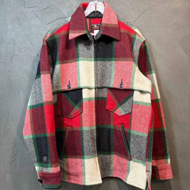 [M] JHONSON WOOLEN MILLS 존슨 울런 밀스 체크 자켓