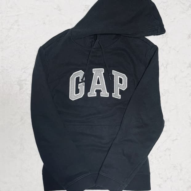 GAP 갭 블랙 후드티