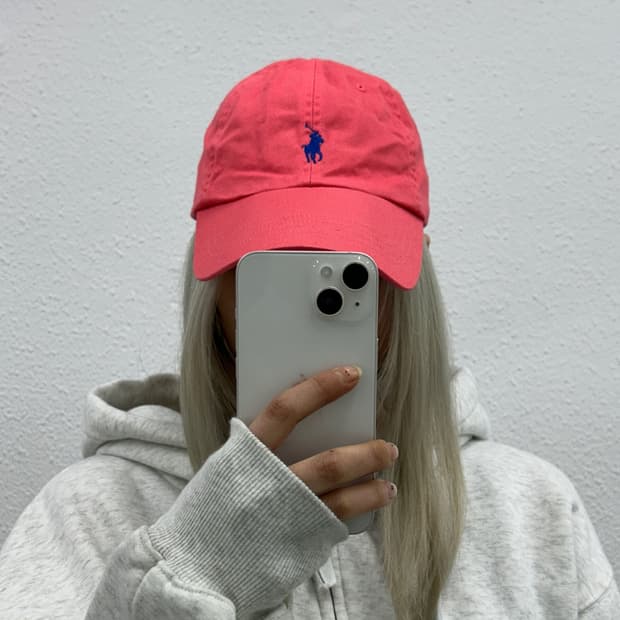 폴로 랄프로렌 블루포니 코랄 볼캡