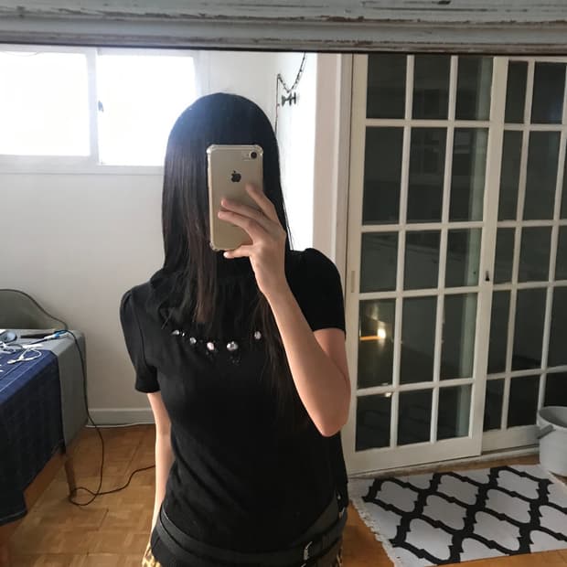 vintage turtle neck knit