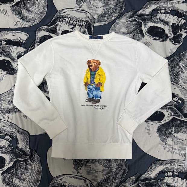 폴로 베어 기모맨투맨 S사이즈 