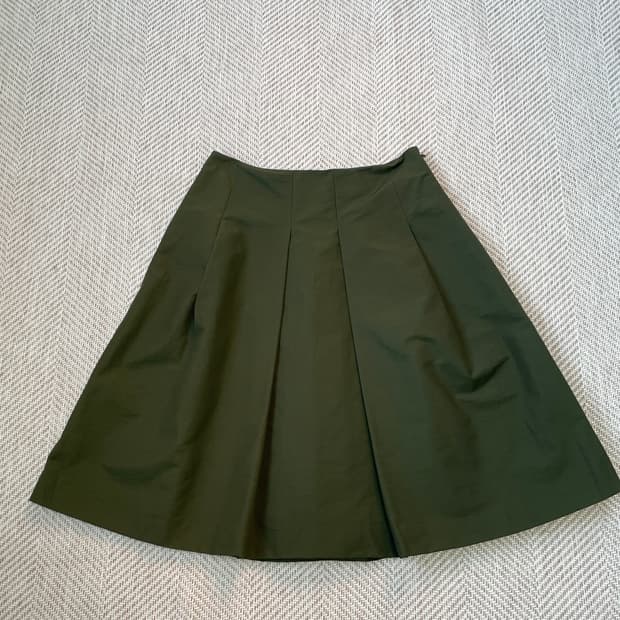 마사히로 미야자키 플리츠 스커트 