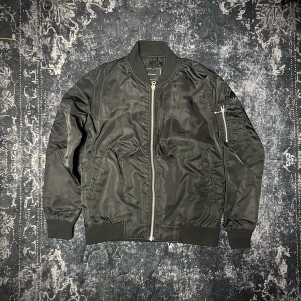 Black Bomber Jacket