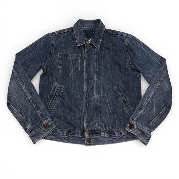 M VTG 진청 워싱 데님자켓