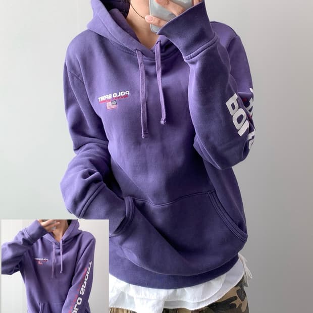 폴로스포츠 후드티 