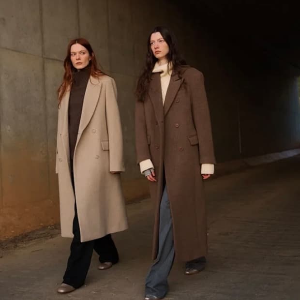 포이어 오트밀 롱 코트