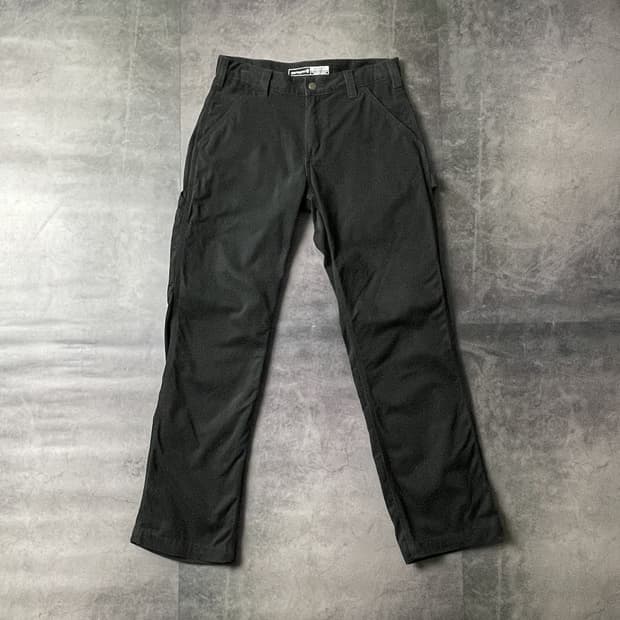 CARHARTT 칼하트 빈티지 블랙 싱글니 워크팬츠