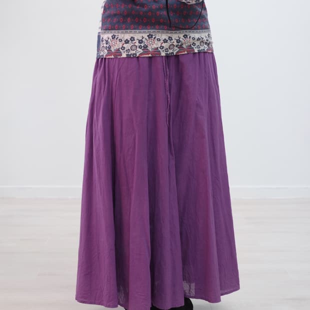 Niko and… purple flare Skirt