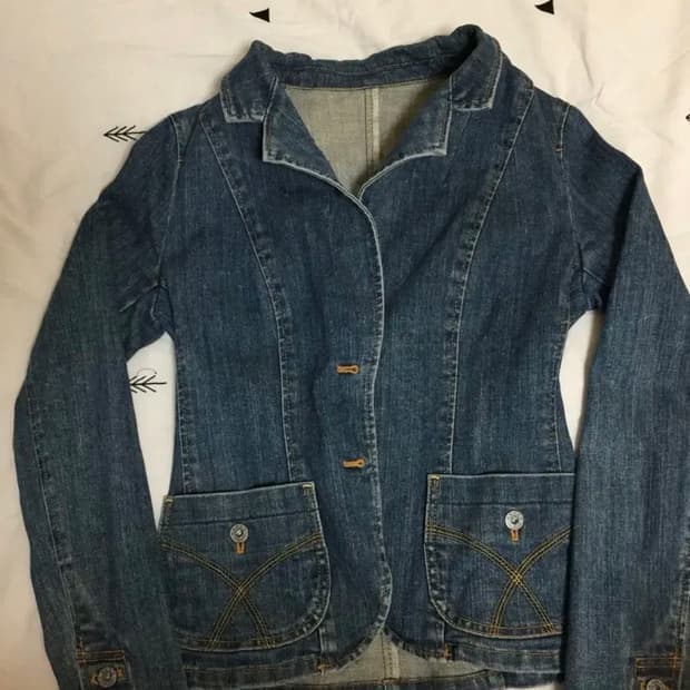 y2k 빈티지 청자켓