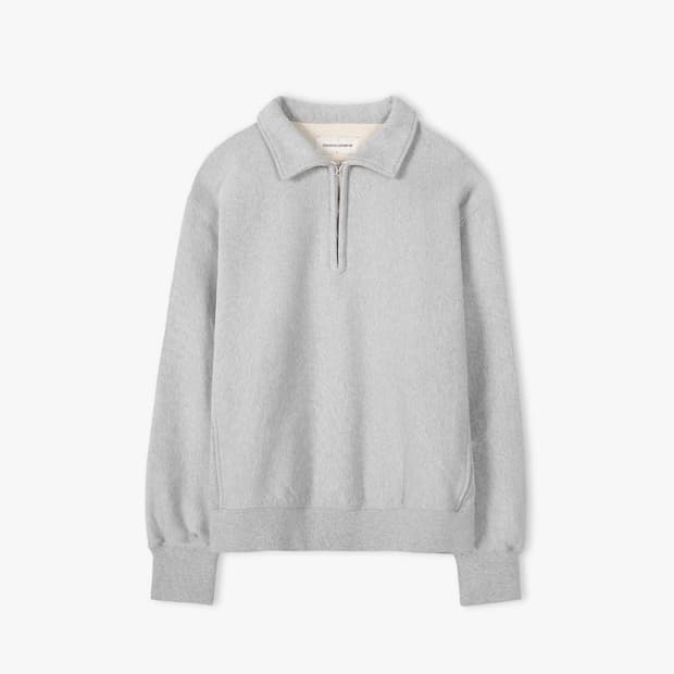 [L] 처칠롬퍼 하프집 풀오버 빈티지 그레이