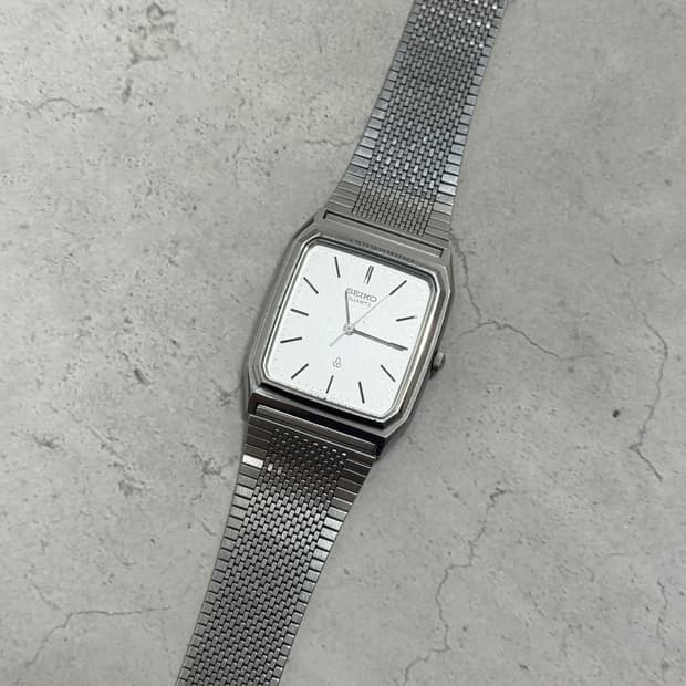 80s 빈티지 세이코 탱크 쿼츠