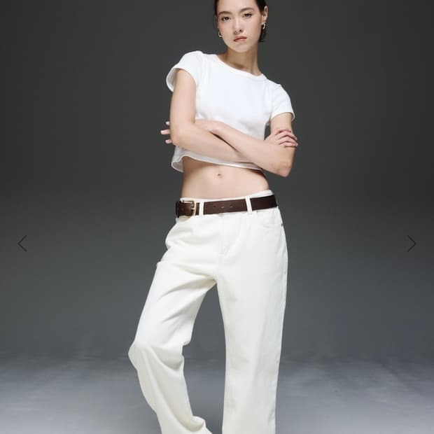 Glowny Jane jean white M