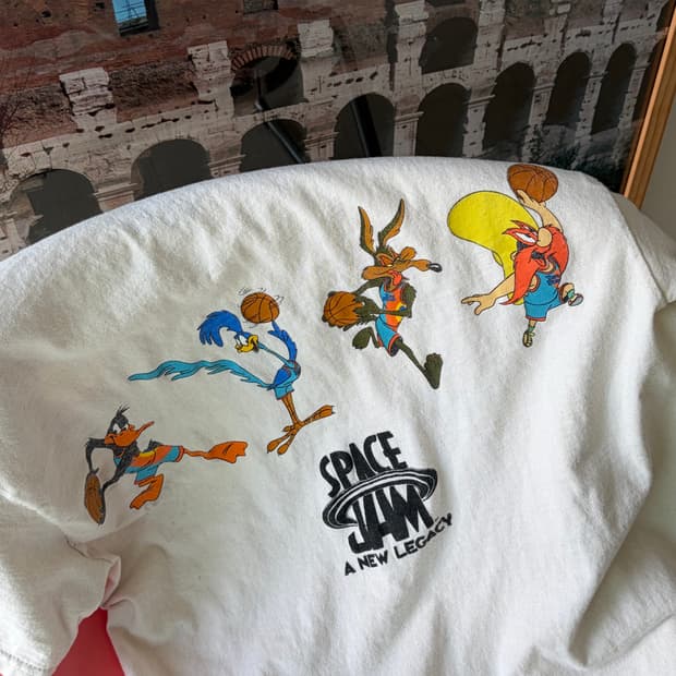 아메리칸 빈티지 Space Jam 스페이스잼 반팔티 M (97-100)