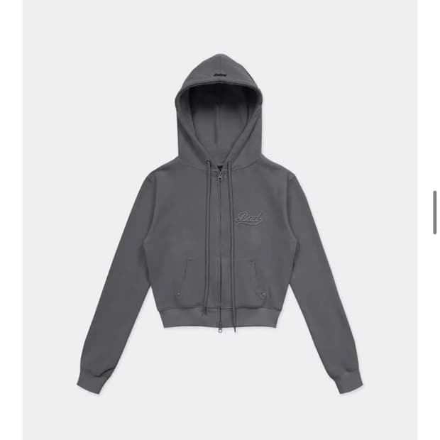 배드블러드 비욘드 소프트 후드집업 차콜s