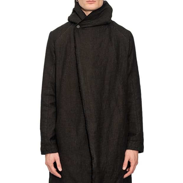 masnada wool hood coat