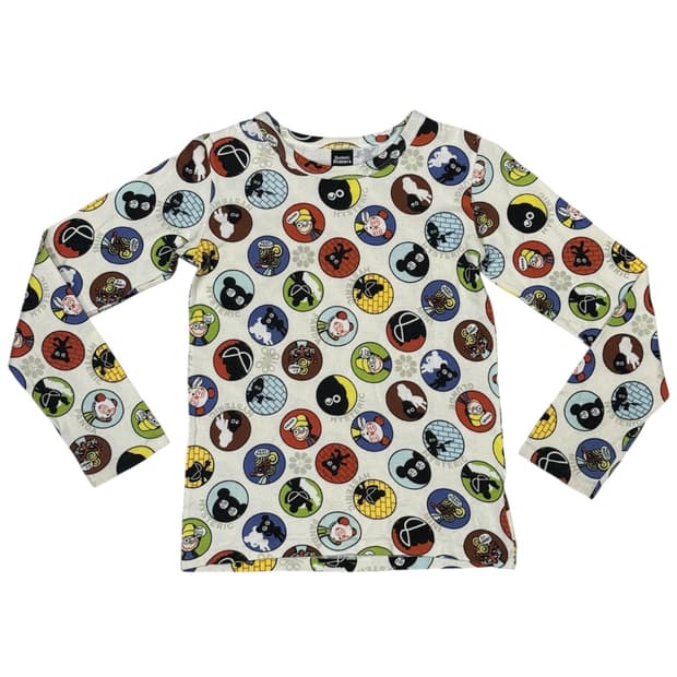 히스테릭 글래머 아카이브 귀여운 패턴 롱슬리브 티셔츠