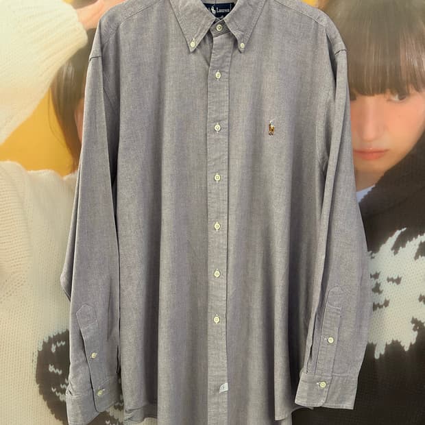 POLO 폴로 그레이 긴팔셔츠