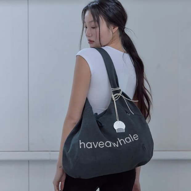 해브어웨일 코튼 에코백