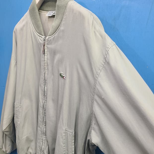 90s 빈티지 라코스테 봄버블루종항공자켓