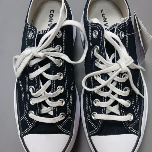 [270] 컨버스 런스타 하이크 OX 블랙 스니커즈 168816C