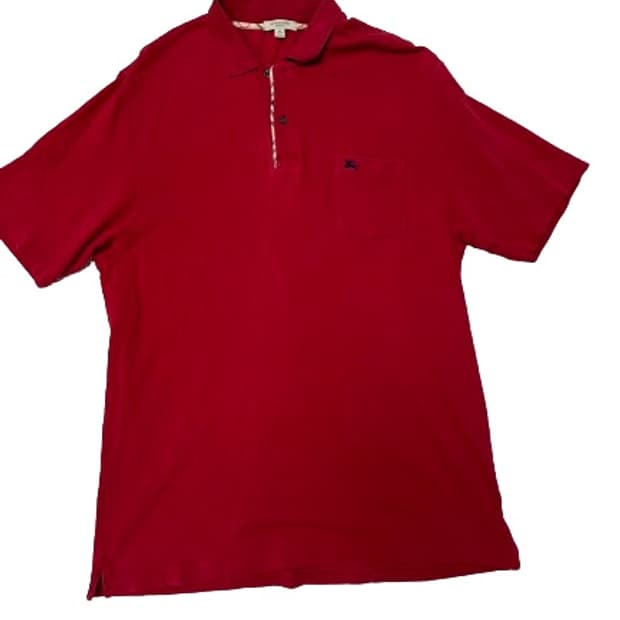 버버리 반팔 카라티 XL (실측2XL~3XL)