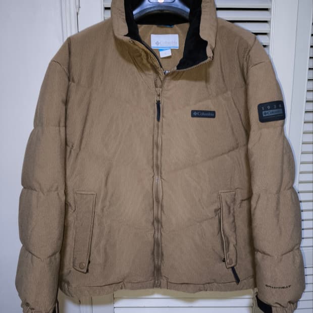 XL 컬럼비아 클레도 스웨이드 구스다운 패딩