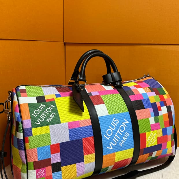 루이비통 반둘리에 멀티컬러 다미에 키폴 50 새상품