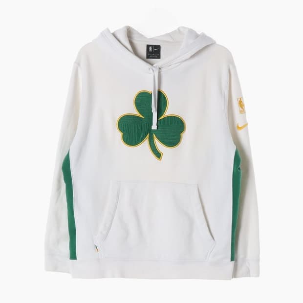 나이키 NBA 보스턴 셀틱스 클로버 로고 후드티L