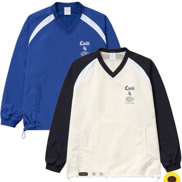 산산기어 삼성라이온즈 웜업 아이보리 XL