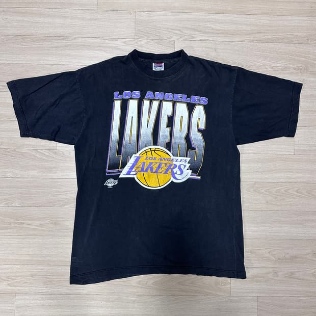 [빈티지] LA 레이커스 반팔 티셔츠 L