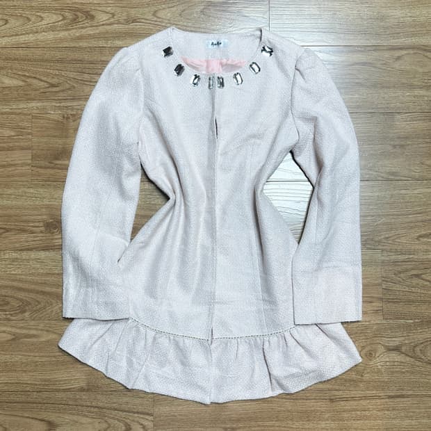 빈티지 보석 딸기우유 핑크 원피스 자켓 히메갸루 로걀 라떼 히메카지 고딕