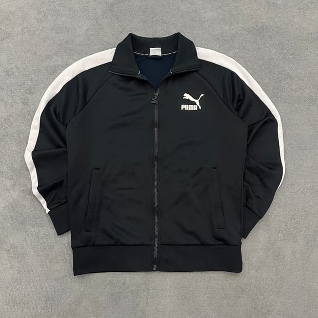 L 푸마 블랙 트랙 자켓