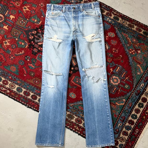 90's USA Made 빈티지 리바이스 517 오렌지탭