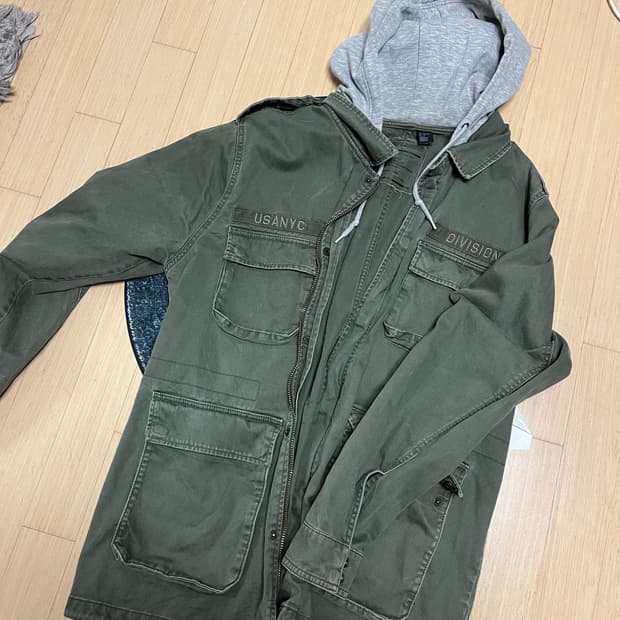 H&M 밀리터리 필드자켓