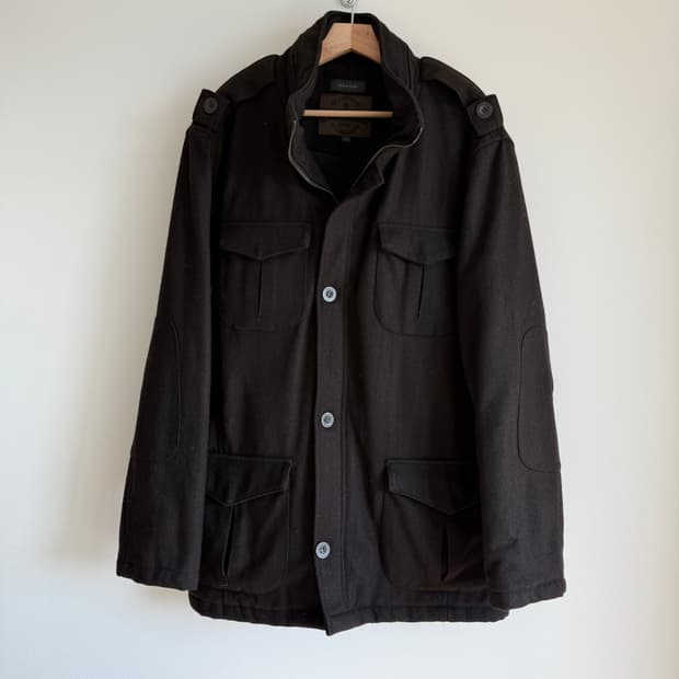 EARTHWAY 울 모직 야상 자켓(2way zip)