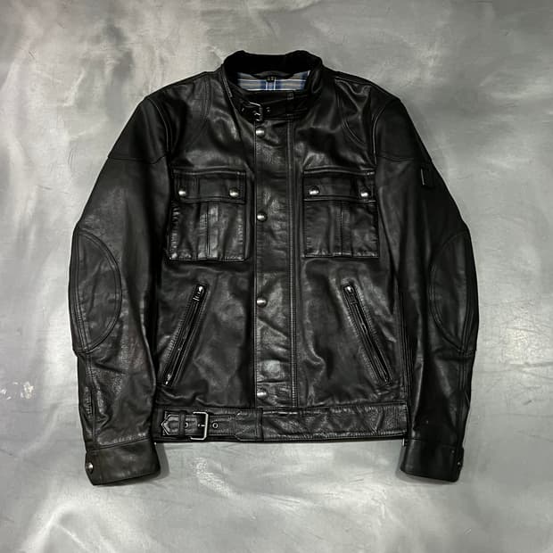  벨스타프 갱스터 레더 바이커 자켓 y15726