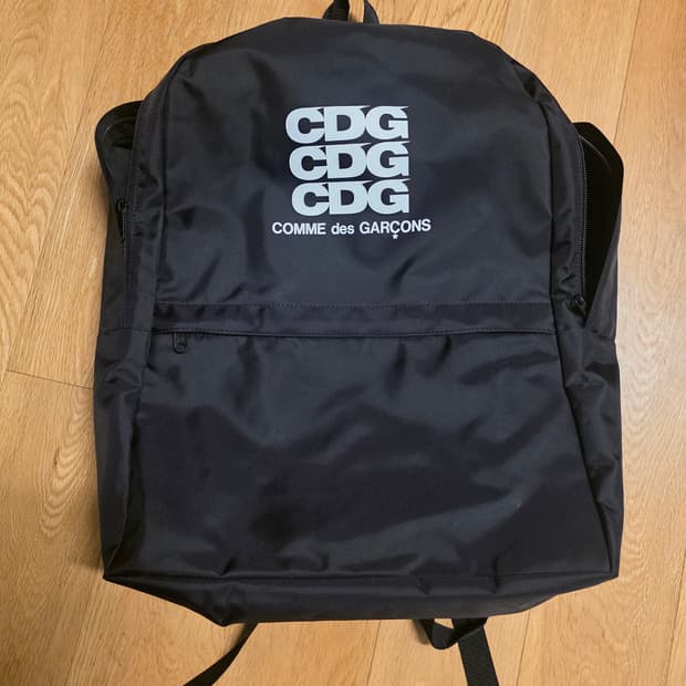 꼼데 가르송 CDG 백팩 블랙