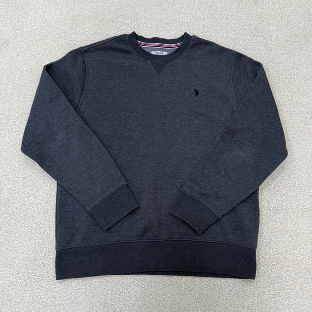 [115] US폴로 그레이 기모 스웻셔츠 1230T2