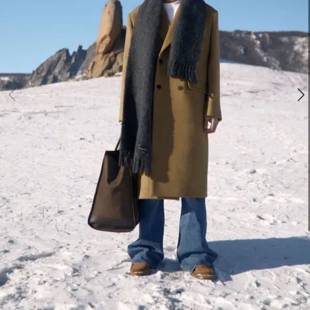 STU 더블코트 L사이즈