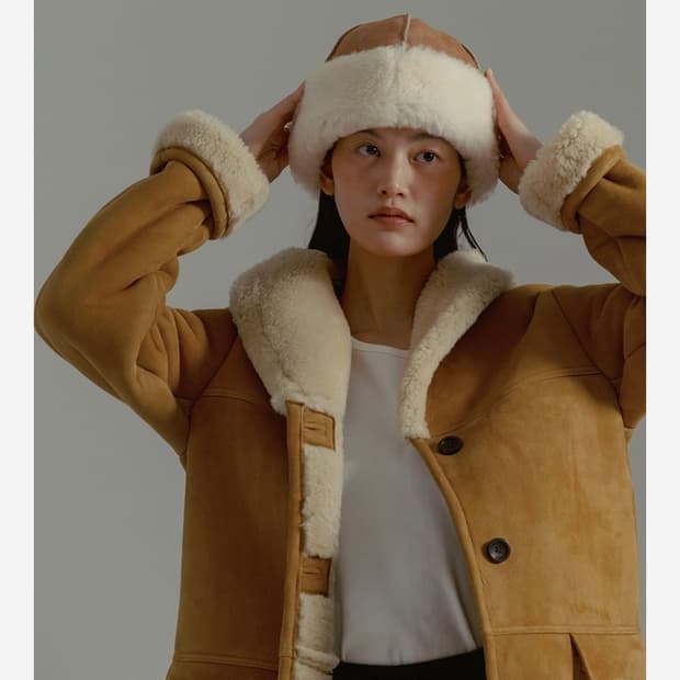 얼바닉30 Shearling Retro Hat
